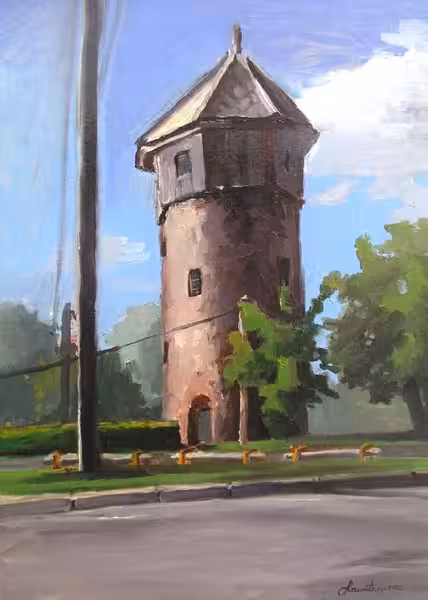 Dundaga water tower, 2003