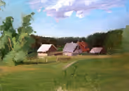 Engure village, 2003