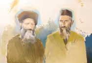 Friends rabbi Abraham Isaac Kook and rabbi Yosef Zvi Rimon, 2010