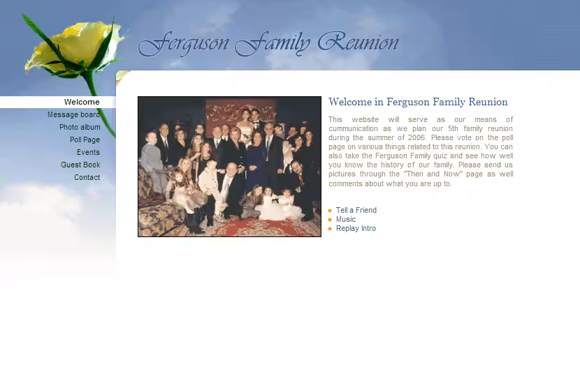 Ferguson family reunion, 2006